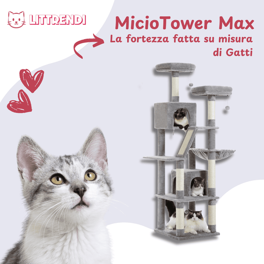 MicioTower™ Max - Torre Multi Livello