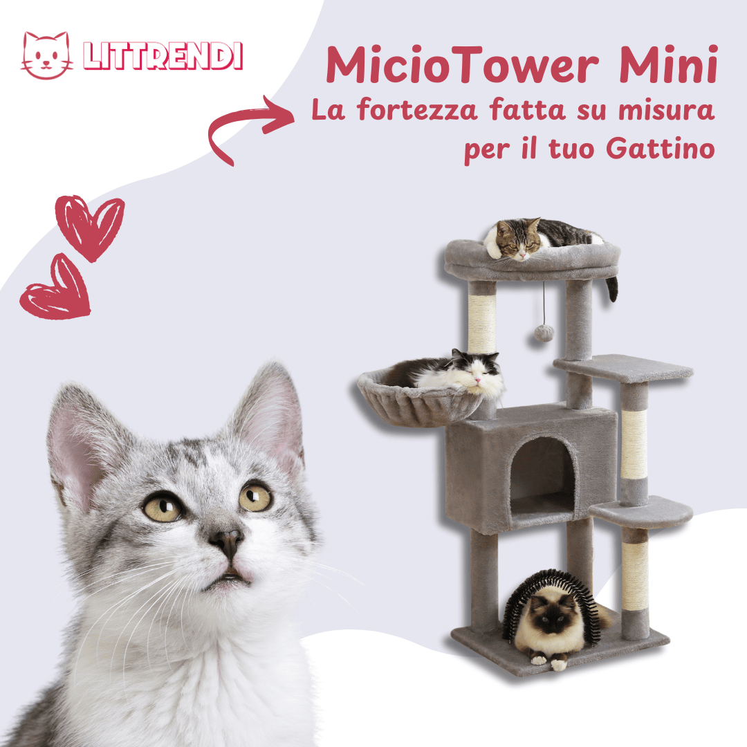 MicioTower™ Mini - Torre Multi Livello