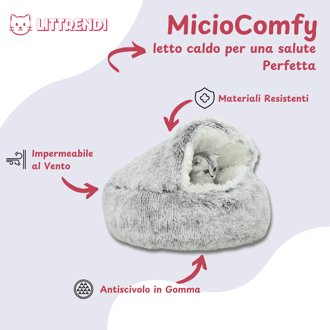 MicioComfy™ - Lettino Comfort Invernale