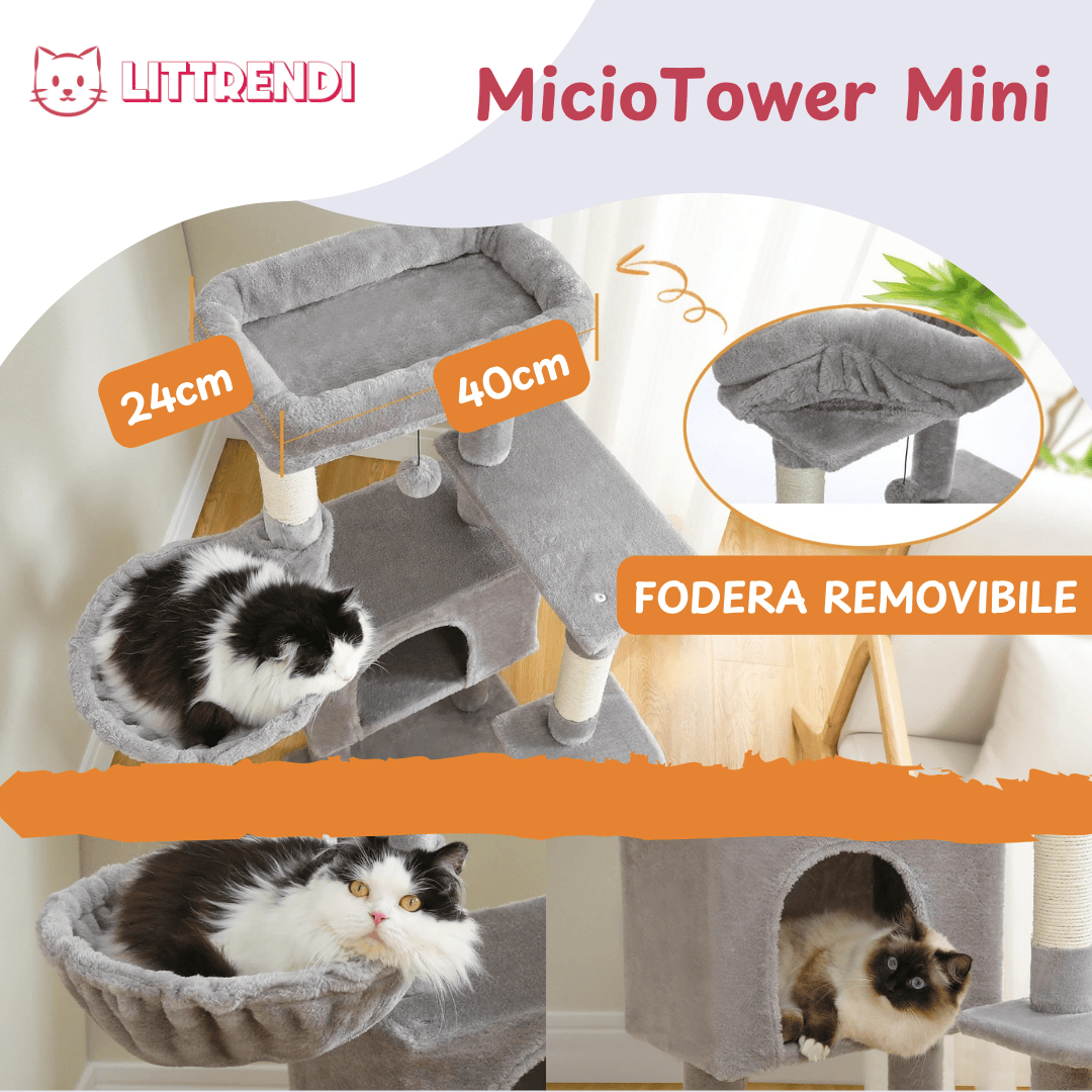 MicioTower™ Mini - Torre Multi Livello