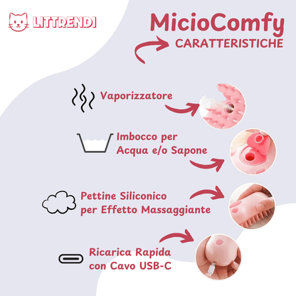 MicioCare™ - Spazzola a Vapore