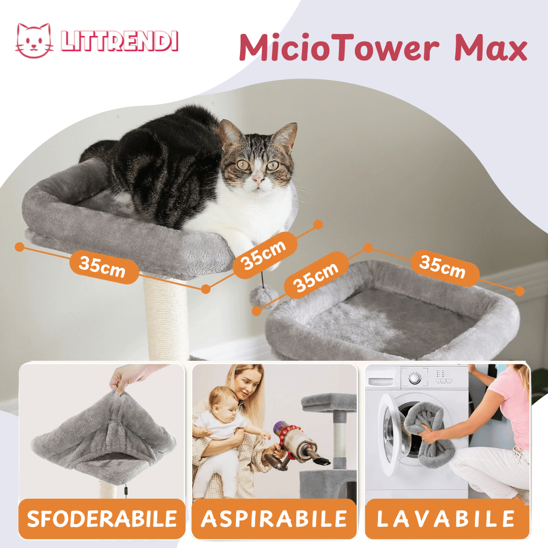 MicioTower™ Max - Torre Multi Livello